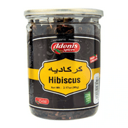 Adonis Spices Hibiscus (Roselle) Authentic Product of Lebanon, 2-Pack 3.17 oz. Jar