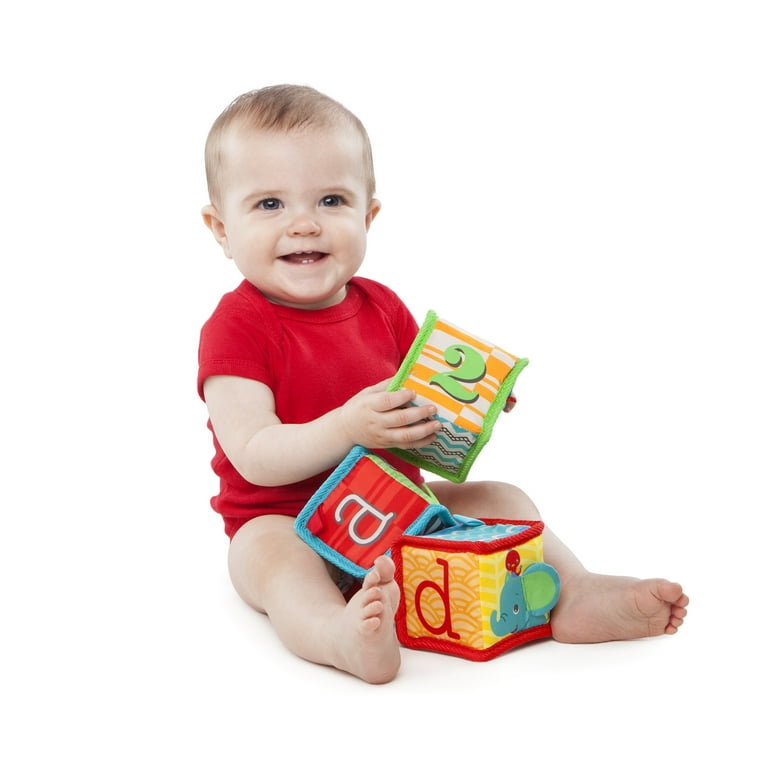 Bright Starts Grab Stack Soft Blocks Ages 3 months