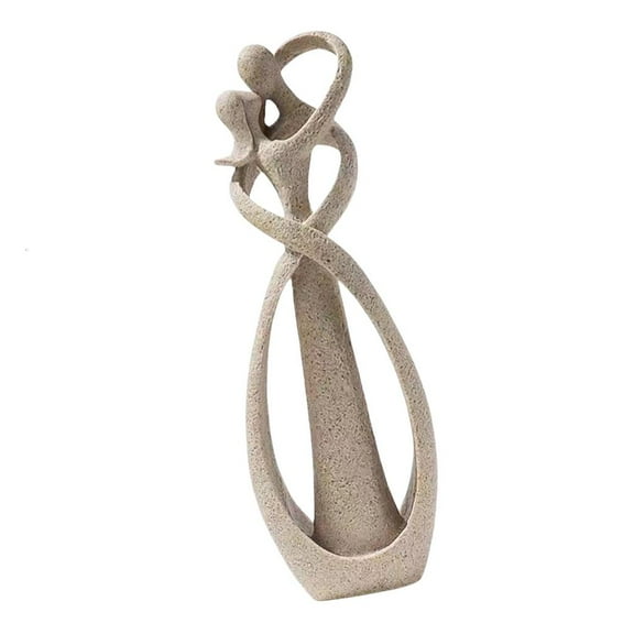 AOOOWER Intimate Kiss Lover Sculpture Artistic Resins Figure for Home Decors for Couples and Enhancing Romantics Atmospheres
