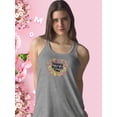 thumbnail image 2 of Happy Mother's Day Wreath Racerback Tank Women -Image by Shutterstock, Female XX-Large, 2 of 4
