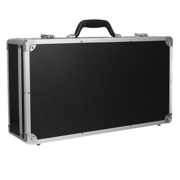 WORGEOUS 4pcs Aluminum Alloy Tool Box Multifunction Hard Storage Case Portable Parts Box