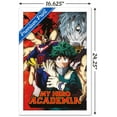 thumbnail image 3 of My Hero Academia - Teaser 2 Wall Poster, 14.725" x 22.375", Framed, 3 of 5