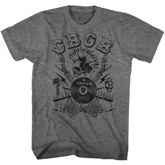 CBGB Heather Adult T-Shirt