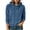 Navy, variant on TARIENDY Fall Sweatshirt Women Solid Corduroy Pullover Hoodies Long Sleeve Drawstring Knit Hooded Sweatshirts with Pocket Brown L
