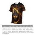 thumbnail image 6 of LAOLIUSN Men’s Lion Graphic T-Shirt, Majestic Lion Face Animal Graphic Tee, 3D All Over Print Short Sleeve Crewneck, S-4XL, 6 of 7