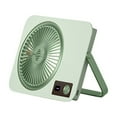 thumbnail image 1 of Small Fans Portable 2025 Digital Desktop Small Fan Can Be Hung with Multifunctional Charging Plug-In Student Office Fan, 1 of 6