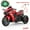 Red, variant on TaTee 12V Kids Motorcycle Electric Motorbike, 3 Wheels Ride on Toy w/LED Lights Bluetooth Music for Kids Age 3+, Red