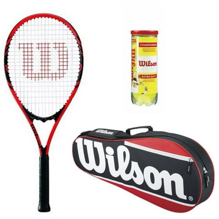Wilson Tennis Under $40 Equipment Bundle (Tennis Racket, Bag, and