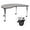 Gray, variant on Flash Furniture Wren Mobile 48''W x 72''L Kidney Grey HP Laminate Activity Table - Standard Height Adjustable Legs