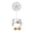 White, variant on Cute Reclining Duck Desktop Fan, USB Charging Small Electric with 3 Speeds & Quiet Operation Adjustable Neck Mini Fan for Office Bedroom Desk Decorative