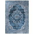 thumbnail image 4 of HR HANDCRAFT RUGS HR Bohemian Floral Oriental Distressed Area Rug for Living Room Modern Home Blue - 8' x 10', 4 of 5