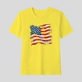 thumbnail image 2 of zbxnLI Boys Girls 4th of July Shirts Graphic Short Sleeve T-Shirts Independent Days Tops for Teen, 2 of 5