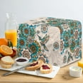 thumbnail image 4 of TSOVTHRID Boho Mandala Hummingbird Print 2 Slice Toaster Covers Kitchen Accessories Multicoloured Decor Anti-scratch Bread Maker Oven Washable Covers, 4 of 8