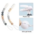 thumbnail image 7 of QWLWBU 4Pcs Pacifier Clip Teething Relief Pacifier Clip Silicone Beads, 7 of 7