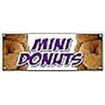 thumbnail image 2 of SignMission B-Mini Donuts Banner Sign - Mini Donuts, 2 of 2
