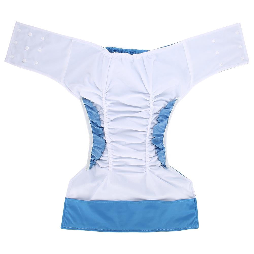 Kritne Adult Cloth Diapers Washable Adult Diaper Adult Pocket Nappy Cover Adjustable Reusable Diaper Cloth For Incontinence Care, Suitable For Elderly Men Women