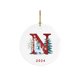 thumbnail image 1 of Coche Decoraciones de Navidad 2025 Nuevo 26 Carta de Navidad Muñeco de Nieve Colgante de Navidad - Colgante de Coche de Acrílico Santa Navidad Muñeco de Nieve Decoraciones, 1 of 5