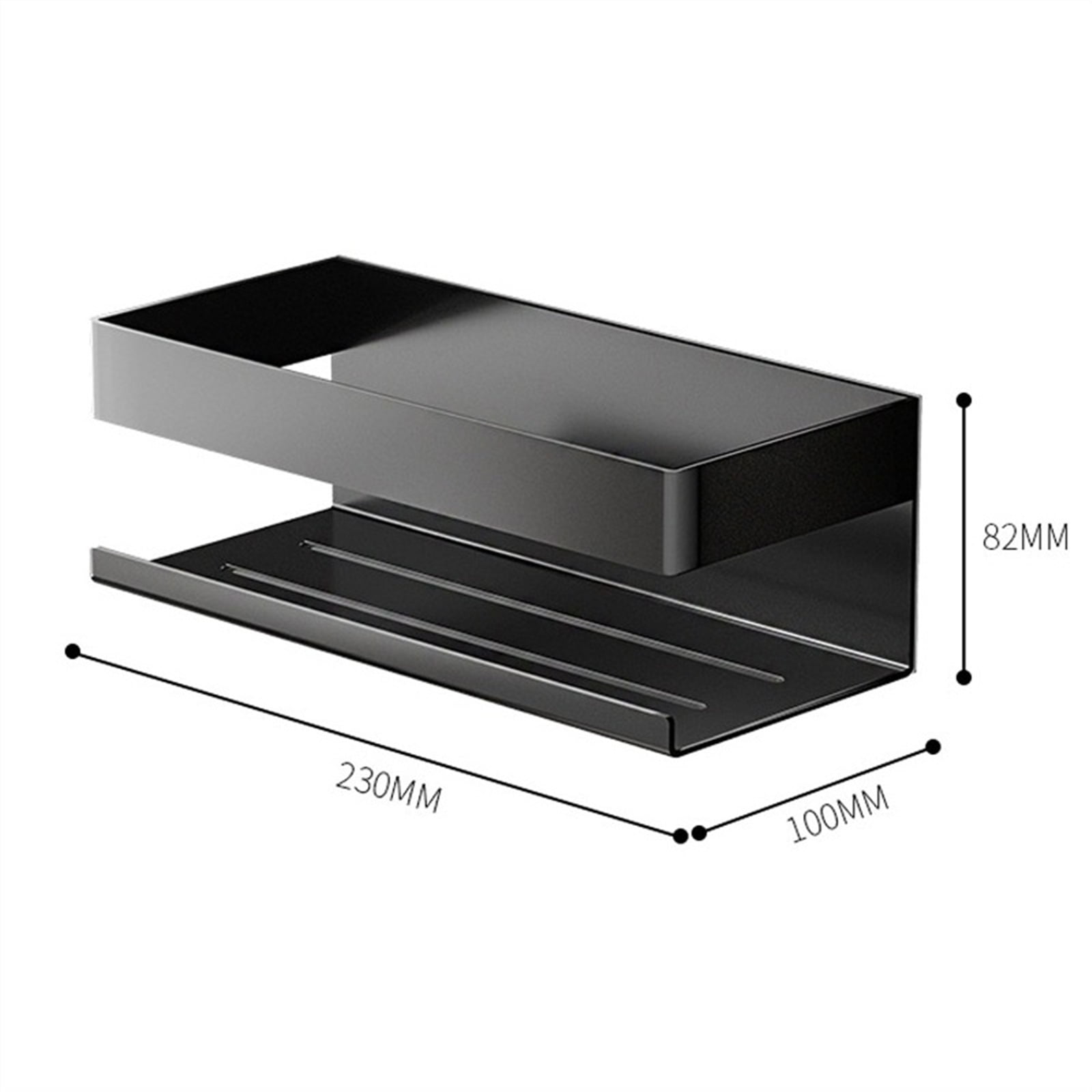 Bathroom Shower Shelves, Wall Mounted Adhesive Shower Organizer, No-Drill Stainless Steel Bathroom Caddy
