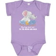 thumbnail image 3 of Inktastic My Gigi Loves Me to the Moon and Back Elephant Family Boys or Girls Baby Bodysuit, 3 of 5