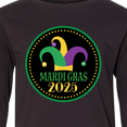 thumbnail image 4 of Inktastic Mardi Gras 2025 Jester Hat Long Sleeve Youth T-Shirt, 4 of 5