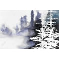 thumbnail image 3 of Silhouette de Forêt - Toile 24"x36 Pouces - Impression à la Demande, 3 of 5