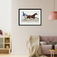 thumbnail image 3 of Historic Framed Print, The Celebrated trotting mare Flora Temple, driven by James D. McMann: Best time in harness mile heat 2:19 3/4, two mile heats 4:50 1/2 to Wagon, mile heat 2:, 17-7/8" x 21-7/8", 3 of 9