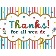 thumbnail image 4 of Colorful Design Thanks Banner Glitter Text Appreciation Decoration for Teacher's Day Employee Recognition Party Decor, 4 of 7