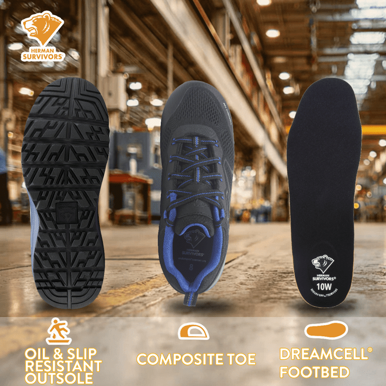 Herman Survivors Women's Cassle Composite Toe Work Shoes - Walmart.com