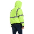 thumbnail image 3 of Bass Creek Outfitters Men's Oxford Insulated Safety Work Jacket with Hidden Hood, Sizes M-2XL, 3 of 6