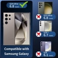 thumbnail image 2 of 3 Pack Samsung Galaxy S24 Ultra Camera Lens Protector , 9H Hardness Tempered Glass, Ultra HD, Anti-Scratch, Case Friendly [Does not Affect Night Shots], 2 of 7