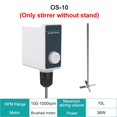 thumbnail image 2 of Electric Stirrer Laboratory Digital Display Overhead Stirrer Mixer Lab Equipment 20L 1500rpm, 2 of 4