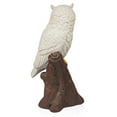 thumbnail image 5 of Alpine Corporation White Owl on Tree Trunk Statuary, 5 of 14