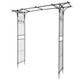 thumbnail image 3 of XPOPR Metal Garden Arch Gothic Arbor - Garden Trellis For Climbing Plants, Intricate Gothic-Inspired Design Adds Elegance to Yards/Gardens, Sturdy Metal Frame Supports Roses/Vines/Clematis., 3 of 8