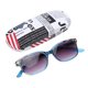 thumbnail image 1 of +400 Marco azul con lentes grises, portátiles y elegantes para hombres y mujeres, anteojos de lectura de moda unisex, 1 of 8