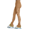 thumbnail image 2 of ChloeNoel Footless Ice Skating Tights 8896 2 Swirls, 2 of 2