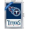thumbnail image 3 of NFL Tennessee Titans - Logo 21 Wall Poster, 14.725" x 22.375", Framed, 3 of 3