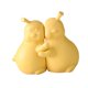 thumbnail image 5 of 2x Pear Bookends Estatuas de Figuras Nonslip Home Libro decorativo Finalización Tope de soporte de libros para chimeneas de dormitorios, 5 of 9