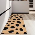 thumbnail image 4 of Brown and Black Of Leopard Print Kitchen Rug Mat,Kitchen Runner Rugs Non Skid Washable,Decorative Kitchen Floor Mats for Kitchen,Sink,Laundry,17"X47", 4 of 5
