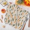 thumbnail image 3 of Carrots Easter Microfiber Kitchen Towel, Watercolor Orange Green Vegetable Rustic Soft Absorbent Dish Towels, Quick Drying Washable Dishcloths for Kitchen Cleaning, Drying Dishes, 18x28 Inches, 3 of 9