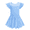 Blue, variant on Oudiya Girls Ballet Leotards Ruffle Sleeve Shinny Dance Dress Outfits Toddler Ballerina Clothes for Kids 3-11Y