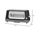 thumbnail image 2 of DASH Clear View Toaster - Compact Design with 7 Browning Levels & Clear-View Window, Extra-Wide Slot Large Toaster, 1-Touch Defrost, Reheat & Bagel F, 2 of 7