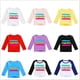 thumbnail image 2 of Camiseta de manga larga para niñas, ropa de primavera y otoño para niños, camisetas divertidas para niños, ropa para niñas, trajes de 2 a 12 años, camiseta Kids8T Gao Jinjia LED, 2 of 2
