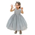 thumbnail image 5 of Weebloom Girls Summer Dress,Kids Floral Pageant Party Child Gown Princess Dresses For Teen Girls,12-18 Months, 5 of 7