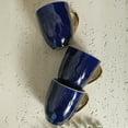 thumbnail image 6 of Stone Lain Florian Modern Porcelain Dish Set, 32-Piece Dishes for 8, Gold and Navy, 6 of 6
