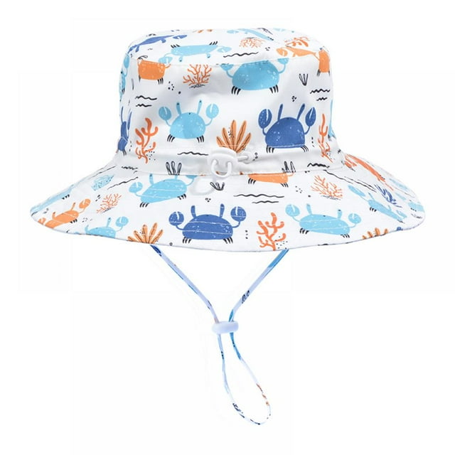 Toddler Baby Girl Boy QuickDry SunHats Kids Bucket Hat Adjustable Cap