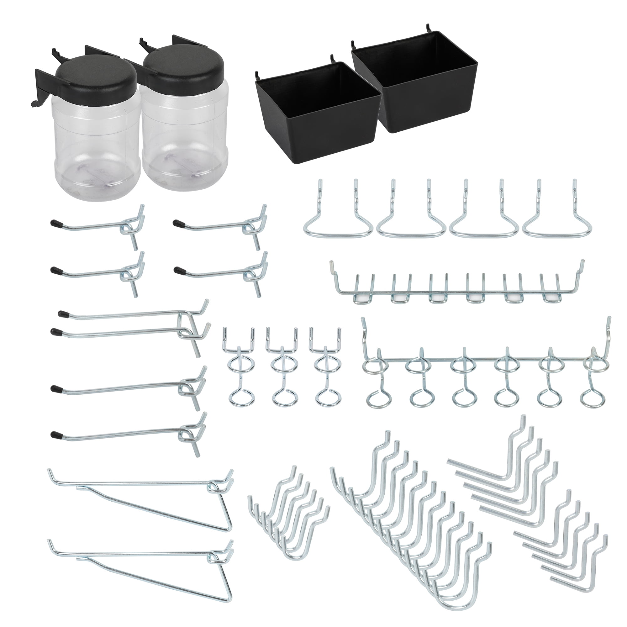 Hyper Tough 50-Piece Pegboard Hook Kit For 1/8 & 1/4-in Pegboard Holes