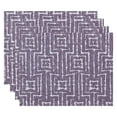 thumbnail image 3 of 18" x 14" Woven Tiki Geometric Print Placemat (Set of 4), 3 of 4