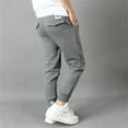 thumbnail image 6 of Tisuna Sweatpants For Little Boys Solid Color Elastic Waist Slim Leg Pants Casual Breathable Spring Autumn Kids Trousers Grey Size 7-8 Years, 6 of 9