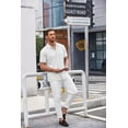 thumbnail image 3 of COOFANDY Mens Casual Button Down Shirt Short Sleeve Wrinkle Free Shirts Summer Shirt, 3 of 7