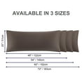 thumbnail image 7 of PiccoCasa 100% Cotton Body Pillowcase Soft Hidden Zipper Beaver 20"x54", 7 of 7